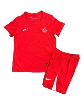 Turchia Maglia Gara Trasferta Repliche Europei 2024 Bambino